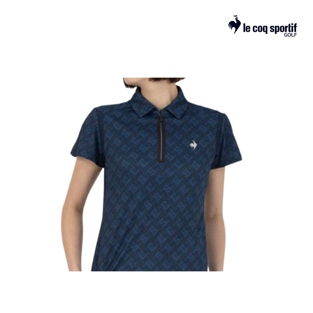 golf Le Coq Polo W Lg5Shsr3L Rjm Half Zip Monogram Nv00 25Ss
