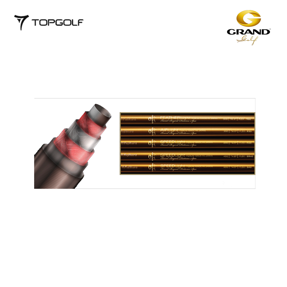GRAND GOLF DRIVER XCCEED X 535 GOLD #3 AIRLIGHT 30 #10.25 R30