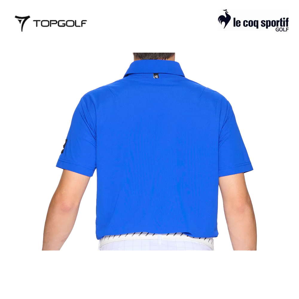 LE COQ POLO MEN LG5SHS13M PLAIN SHORT SLEEVE BLUE