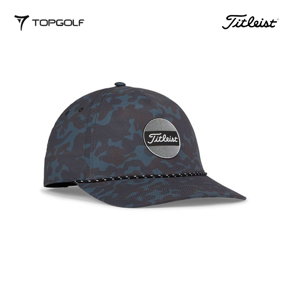TITLEIST CAP BOARDWALK ROPE TH23ABR-BCM 23 BLACK CAMO