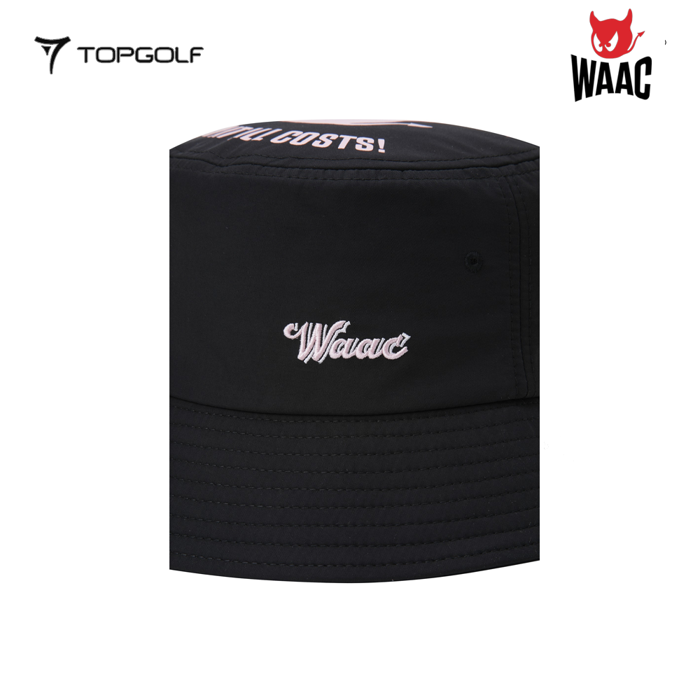 WAAC Cap Women SS25 WGRCX25112-BKX FR – Topi Golf Wanita Sporty Elegan Adjustable