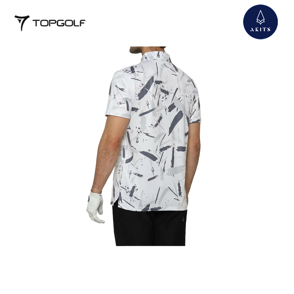 AKITS AM0323 MEN IMPERIAL POLO WH-GY