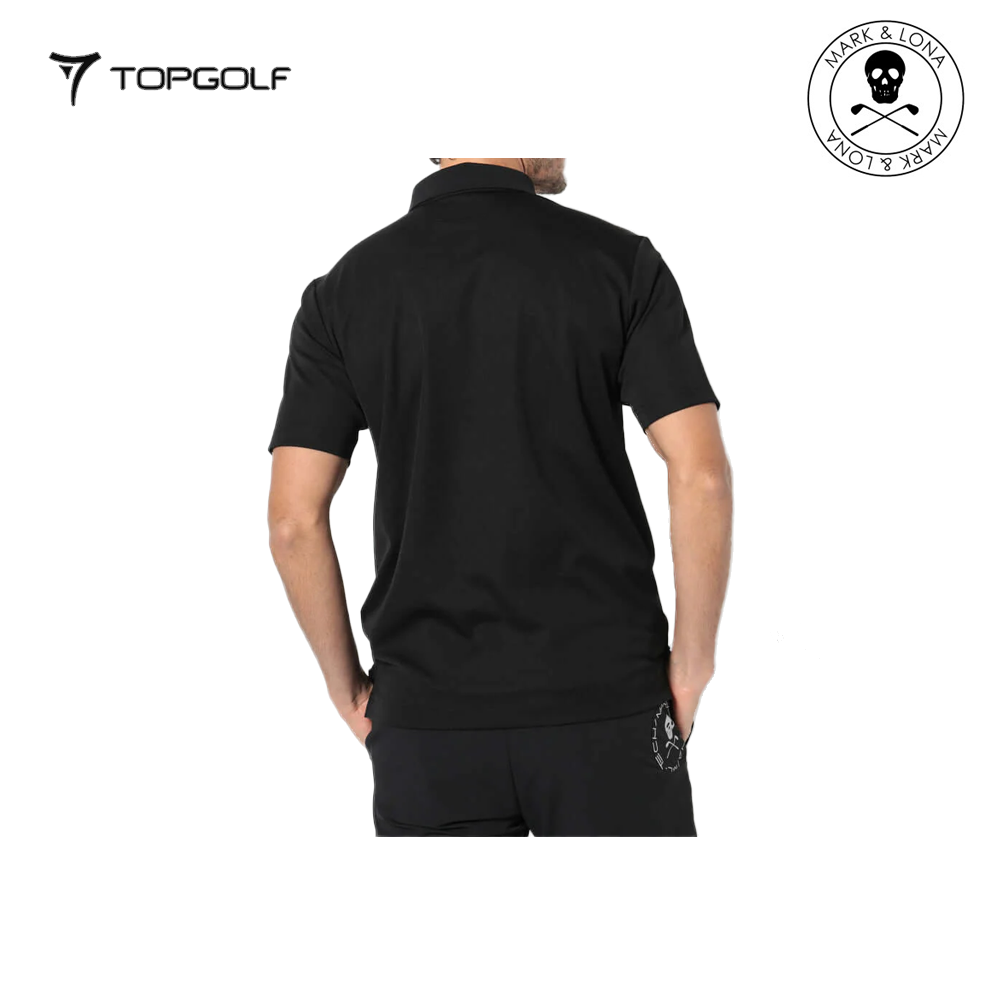 MARK&LONA Ever Refined Piqué Polo Men Black