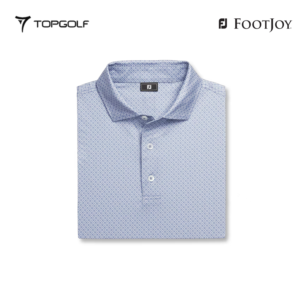 FOOTJOY POLO MEN SHIRT 32597 FS LOOP PRT LSL FLINT