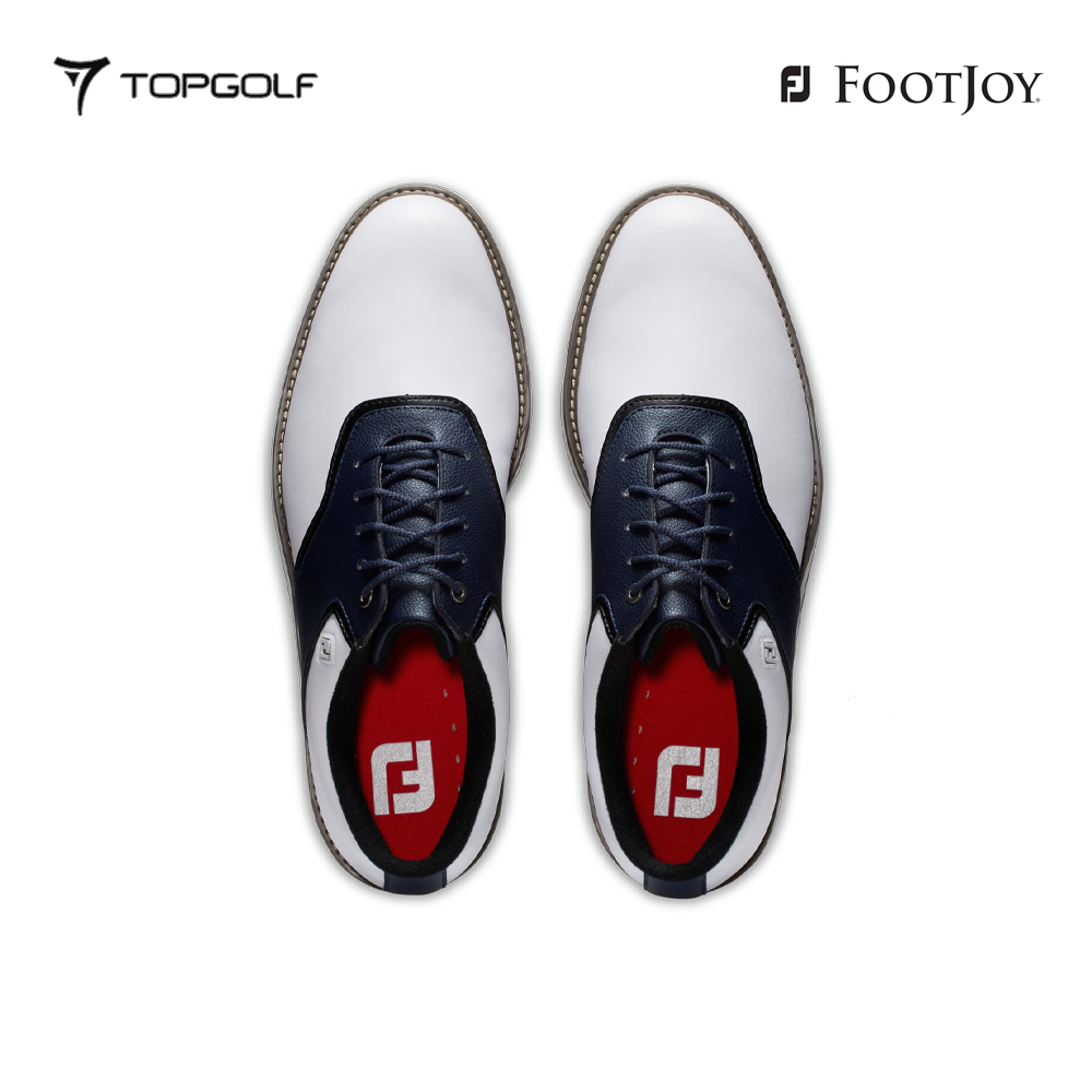 FOOTJOY SHOES MEN DM FJ ORIGINALS 57023XW WHT/NVY/BLK