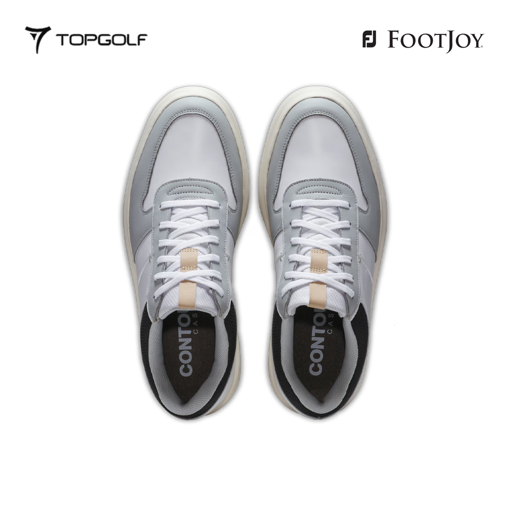 FOOTJOY SHOES FF CONTOUR CASUAL 54380XW WHT/GRY/BLK