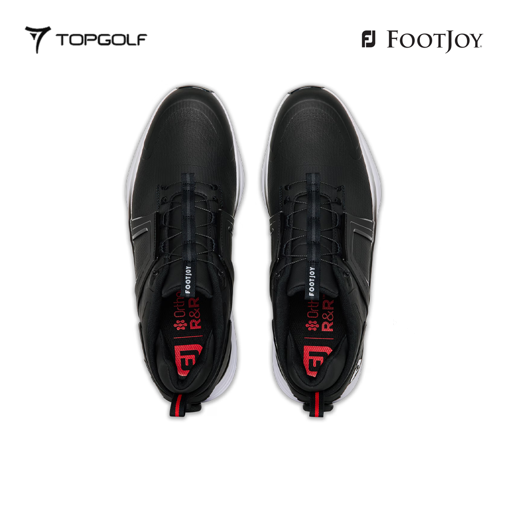 FOOTJOY SHOES 55477 FS MEN HYPERFLEX BOA BLK/WT/RED