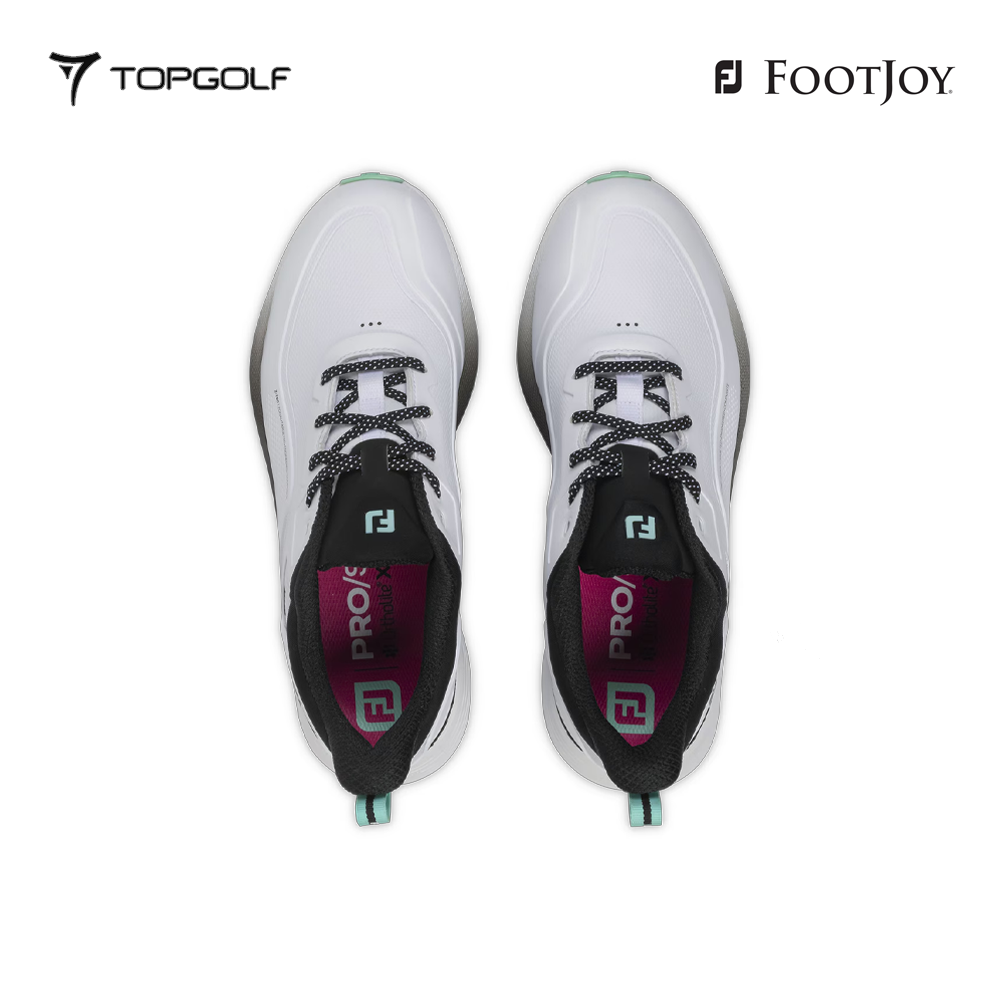 FOOTJOY SHOES MEN 56950 GS M PROSL WHT/BLK/TEL S26