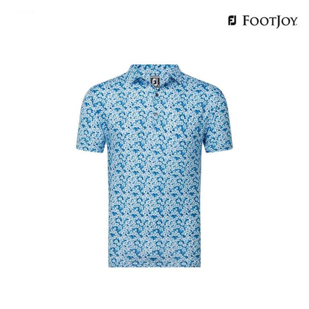 FOOTJOY POLO M ES PRIMROSE PRT LSL AF BLUE 82335