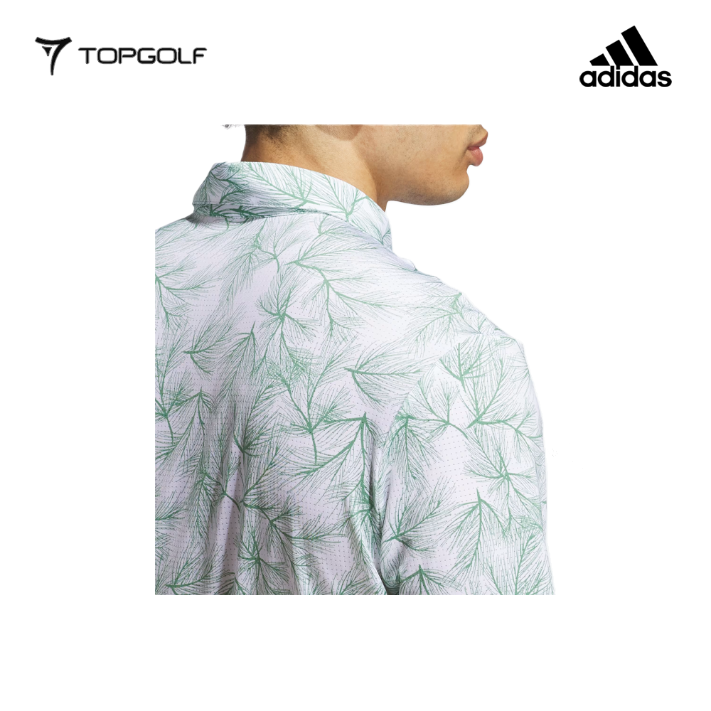 ADIDAS MEN POLO IT0157 ULT365 PINE PRT WHT