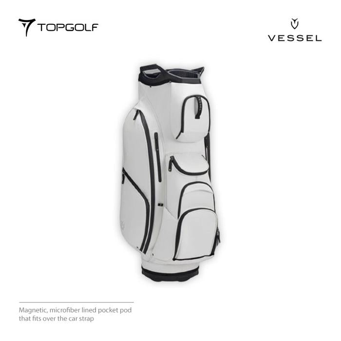 CADDIE BAG VESSEL LUX XV 22 MATTE WHITE