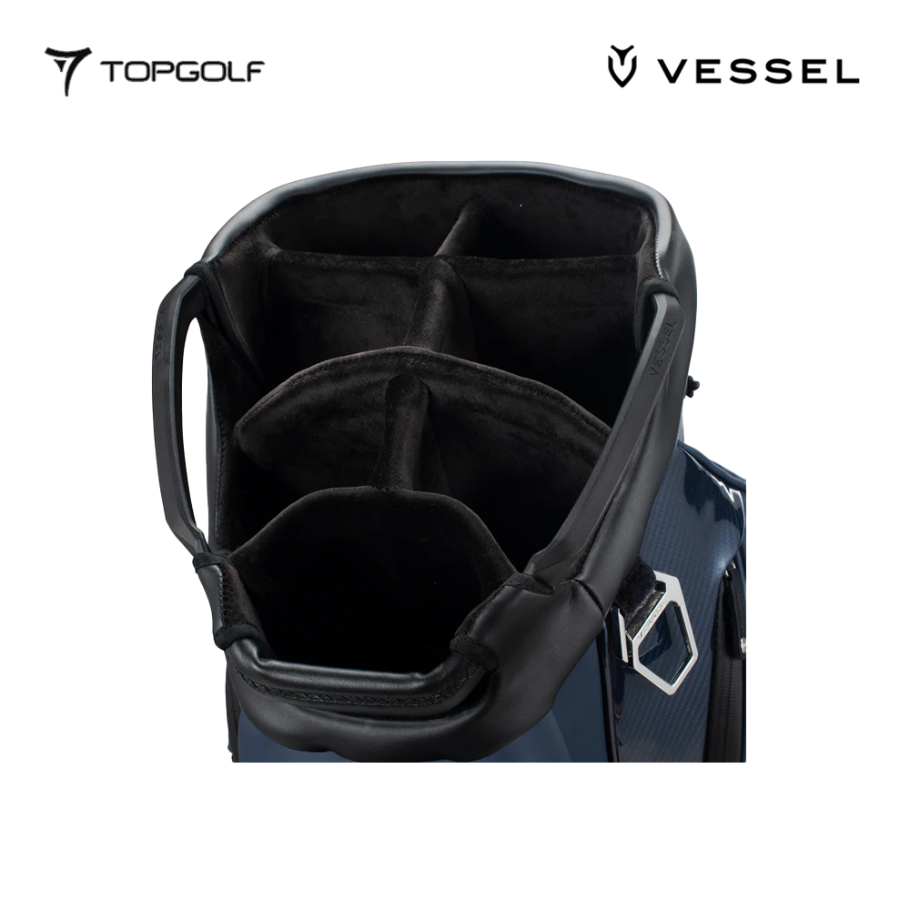 Bag Golf VESSEL CADDIE BAG LUX 7 WAY 9030121-34 CARBON NAVY