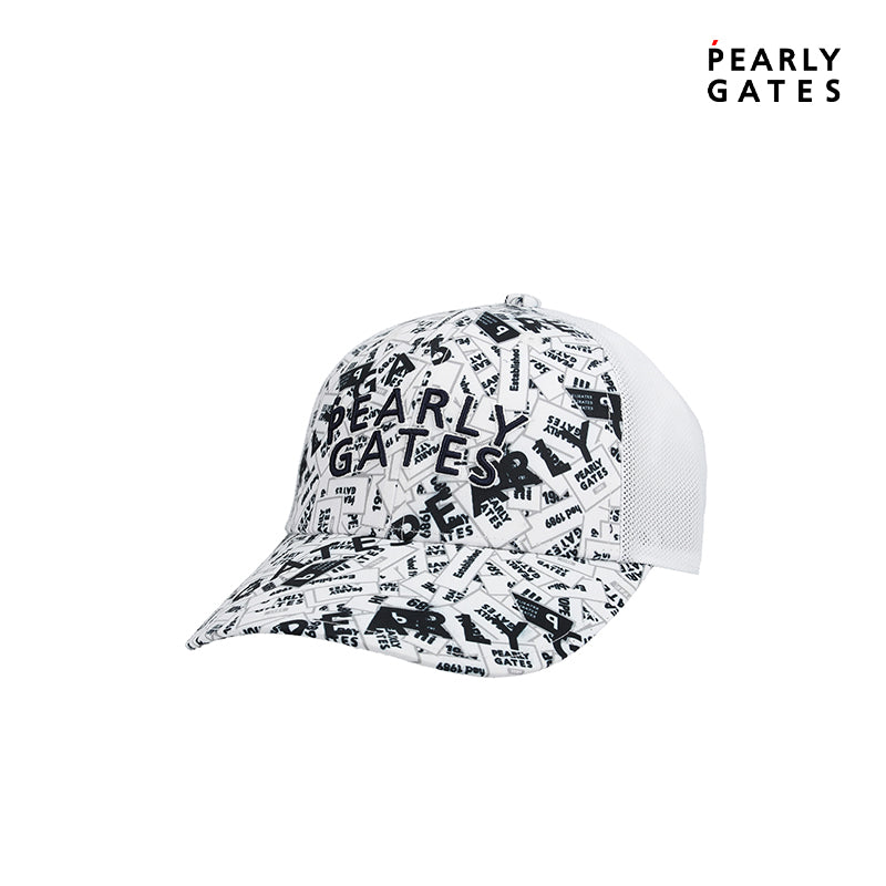 CAP PATTERN PEARLY GATES 053-4199375 WHITE M-L