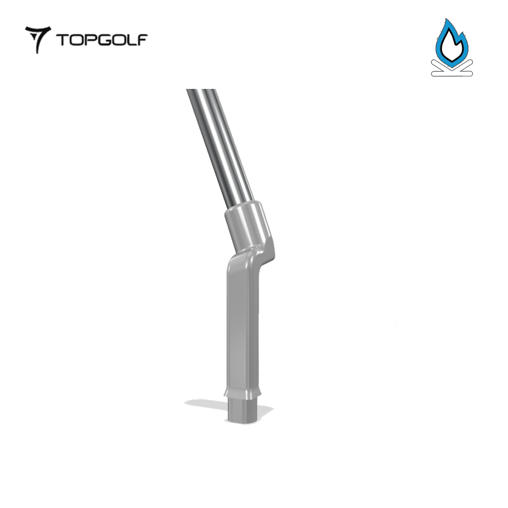 KEVIN BURN PUTTER 9304 BLADE PYRAMID FACE PLUMBER NECK RH