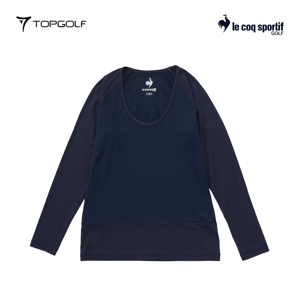atasan wanita golf Le Coq Underlayer W Qgwxjm01 Stretch Forcer Mesh Nv00 25Ss