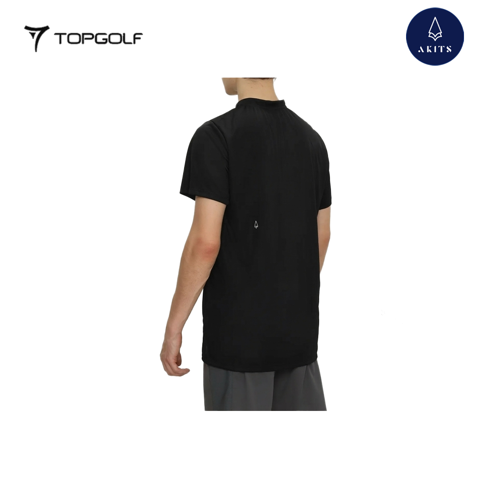 AKITS POLO AM0219 MEN ALIGN QUARTERZIP BLACK