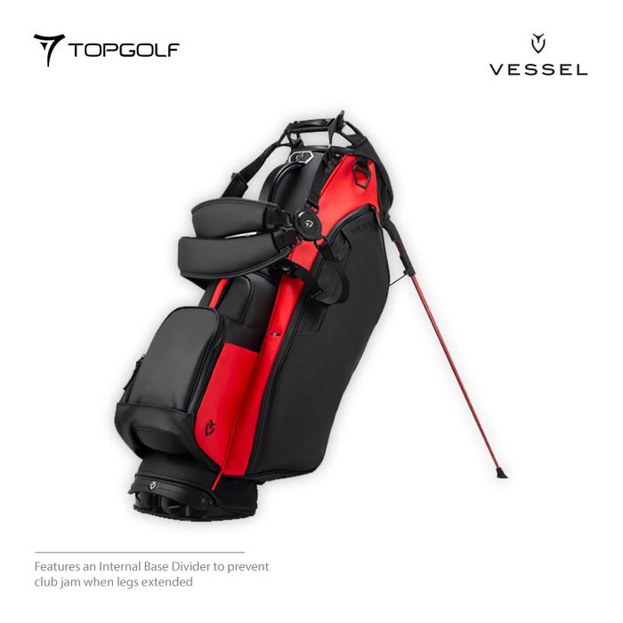 STAND BAG VESSEL PLAYER IV 6 WAY CRIMSON RED