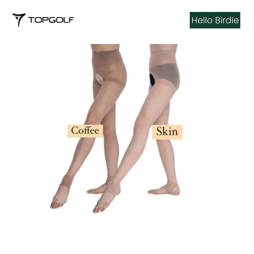 Hello Birdie 30D Crotchless Golf Tights manset golf