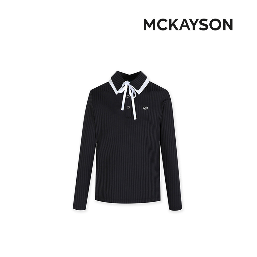 T-SHIRT MCKAYSON POLO T (LONG) MBW1TL101 FEMALE BLA