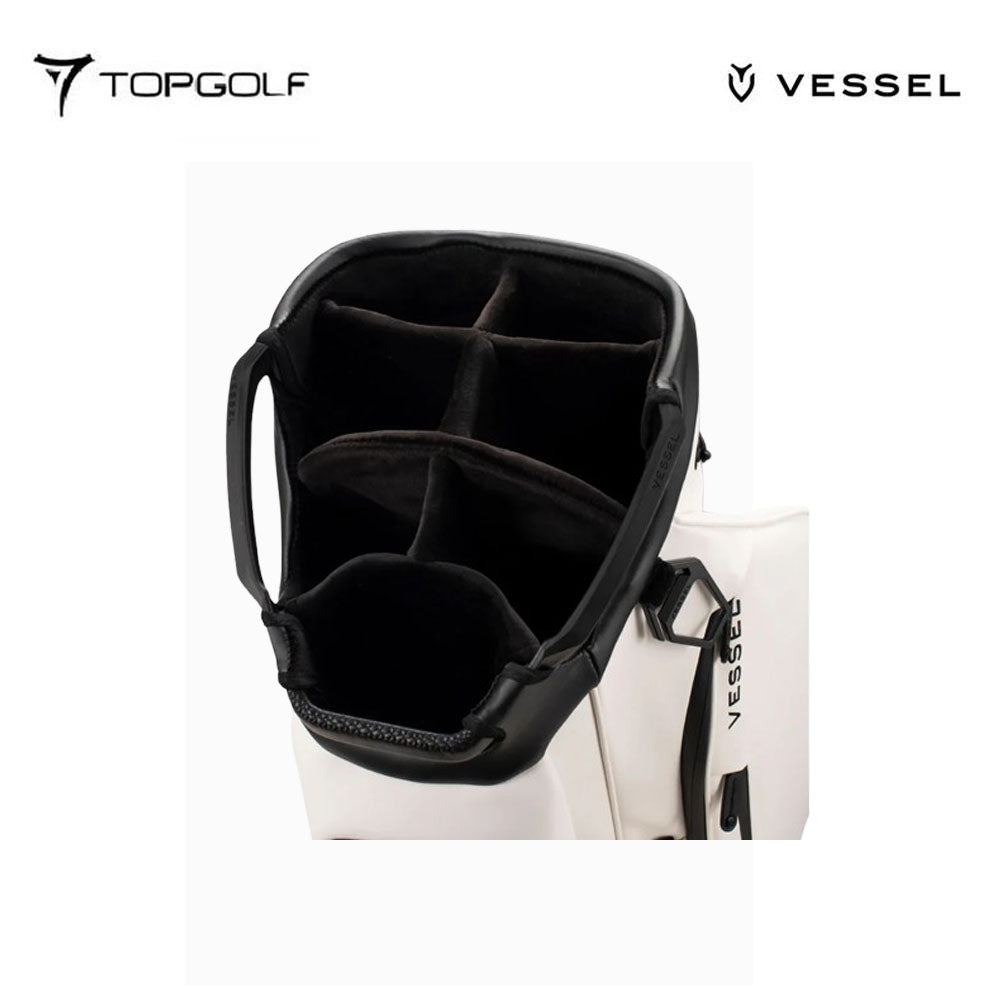 Bag Golf VESSEL CADDIE BAG LUX 14 WAY 9030221-02 WHITE