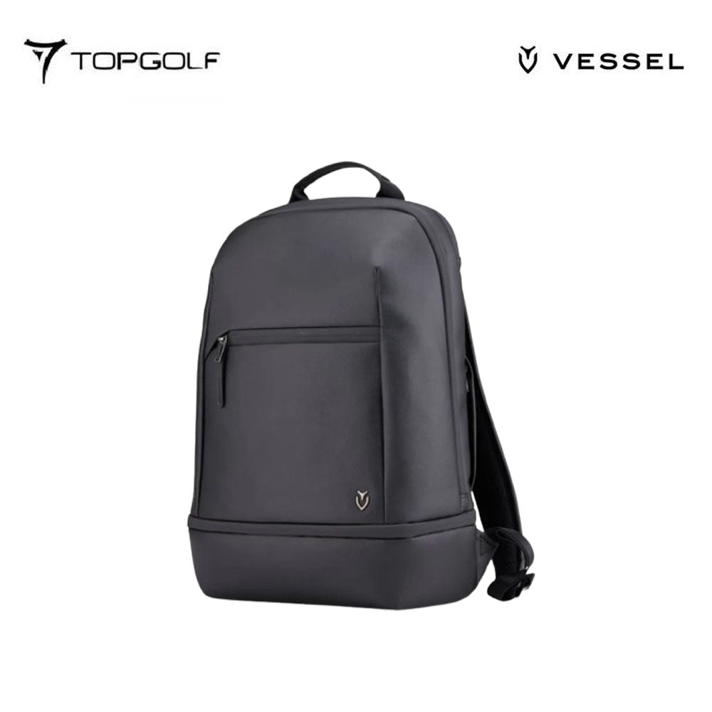 VESSEL BACKPACK SIGNATURE PEBBLED BLACK