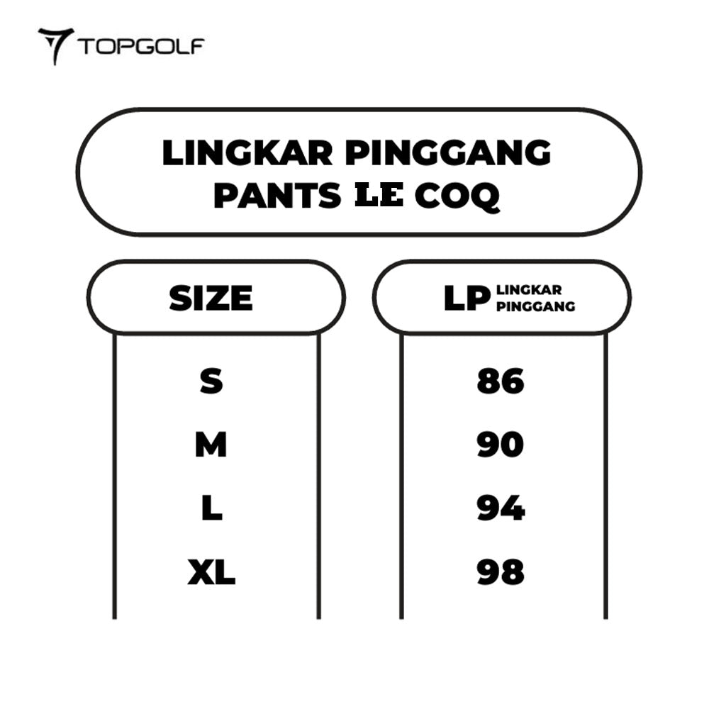 celana panjang wanita golf Le Coq Pants W Lg5Slpr1L Rjm Capri Leaf Or00 25Ss