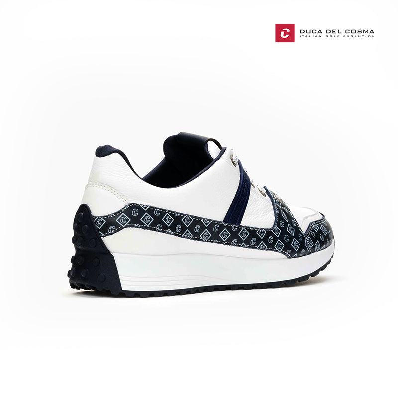 DUCA DEL COSMA SHOES WM 124007-100 ALESI WHITE