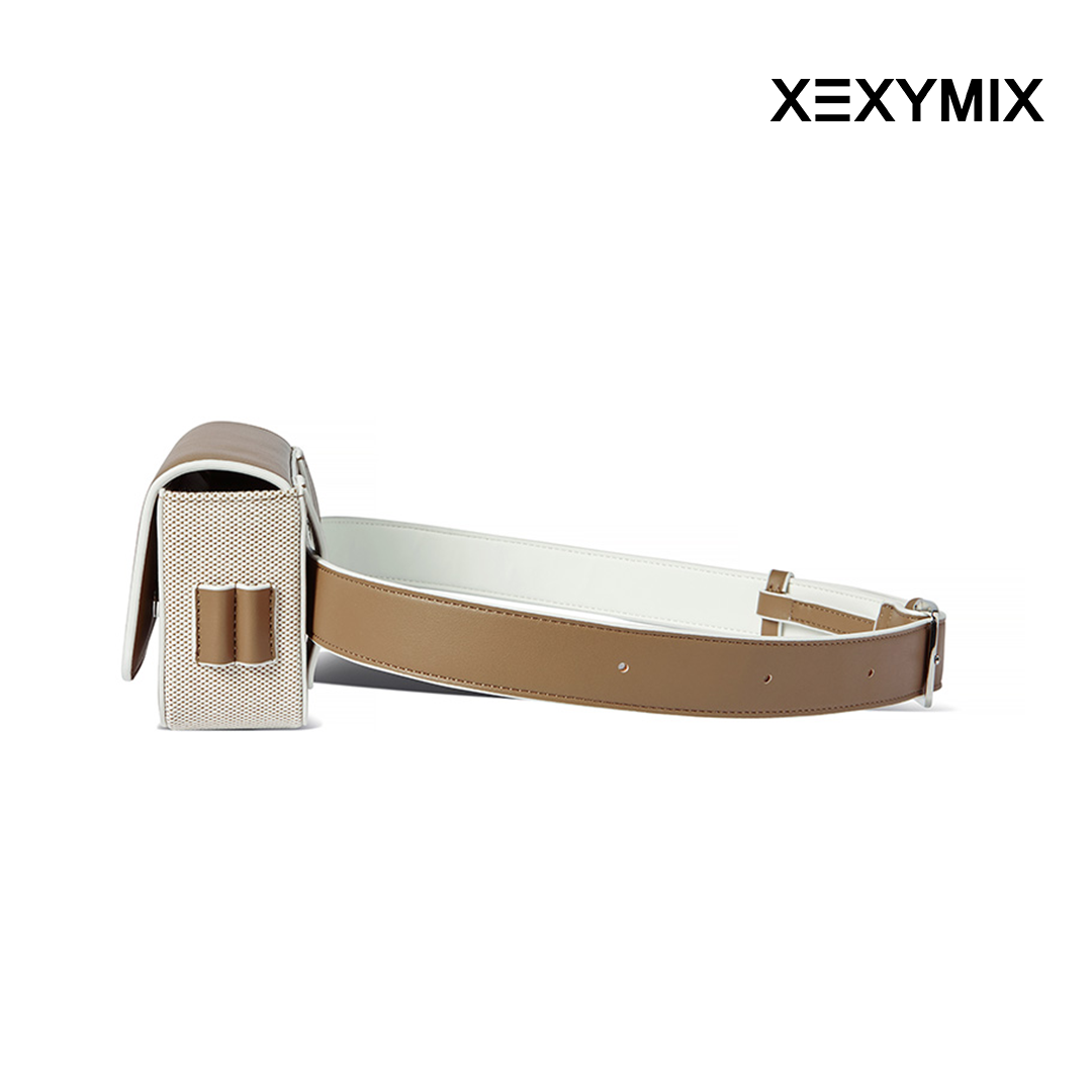 XEXYMIX BELT ARTI CANVAS XGFBG03J0 BROWN