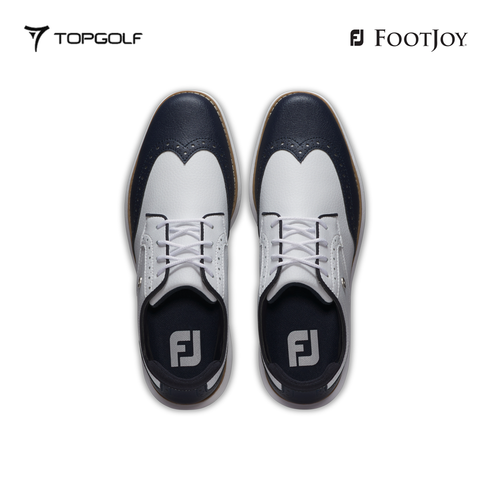 FOOTJOY SHOES 97934 W FS W TRADITIONS WHT/NVY/WHT
