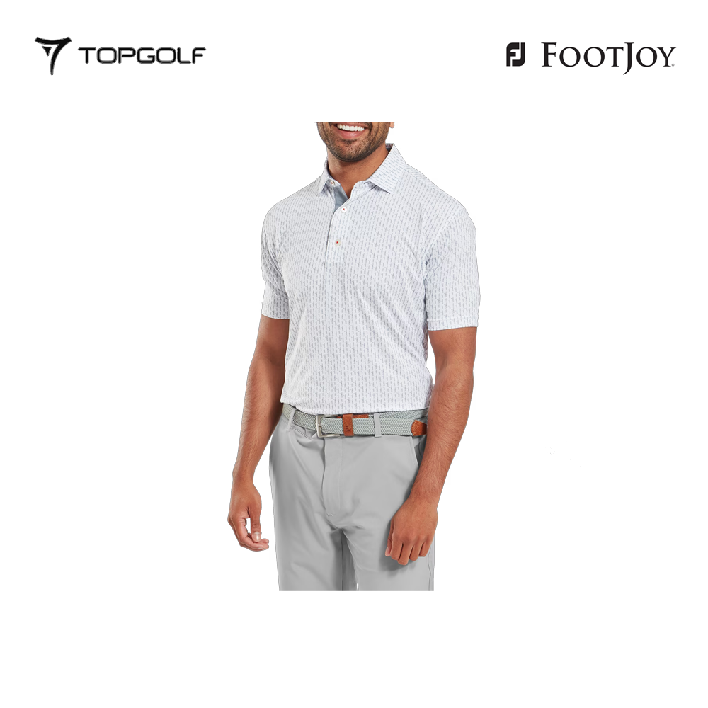 FOOTJOY POLO 32606 FS FIGURE PRT LSL FLINT