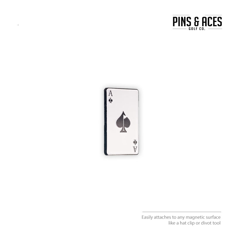 BALL MARKER PINS & ACES ACES OF SPADES TOPGOLF