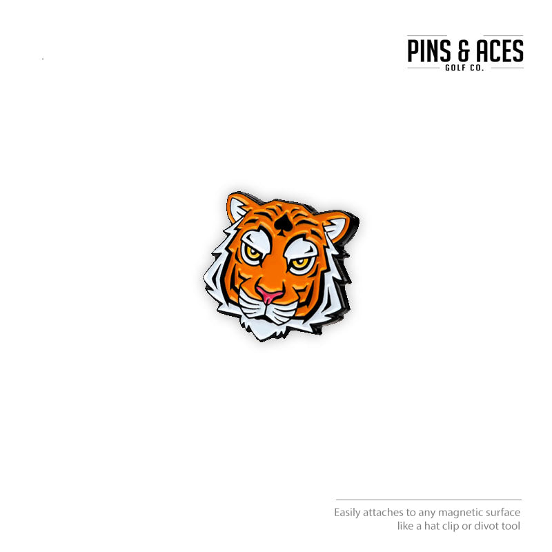 BALL MARKER PINS & ACES TIGER