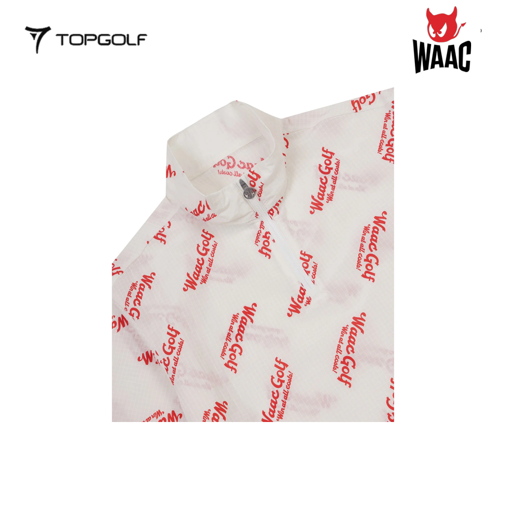 WAAC VEST W WOVEN SS QUARTER-ZIP WWVAM25203-IVX 25SS