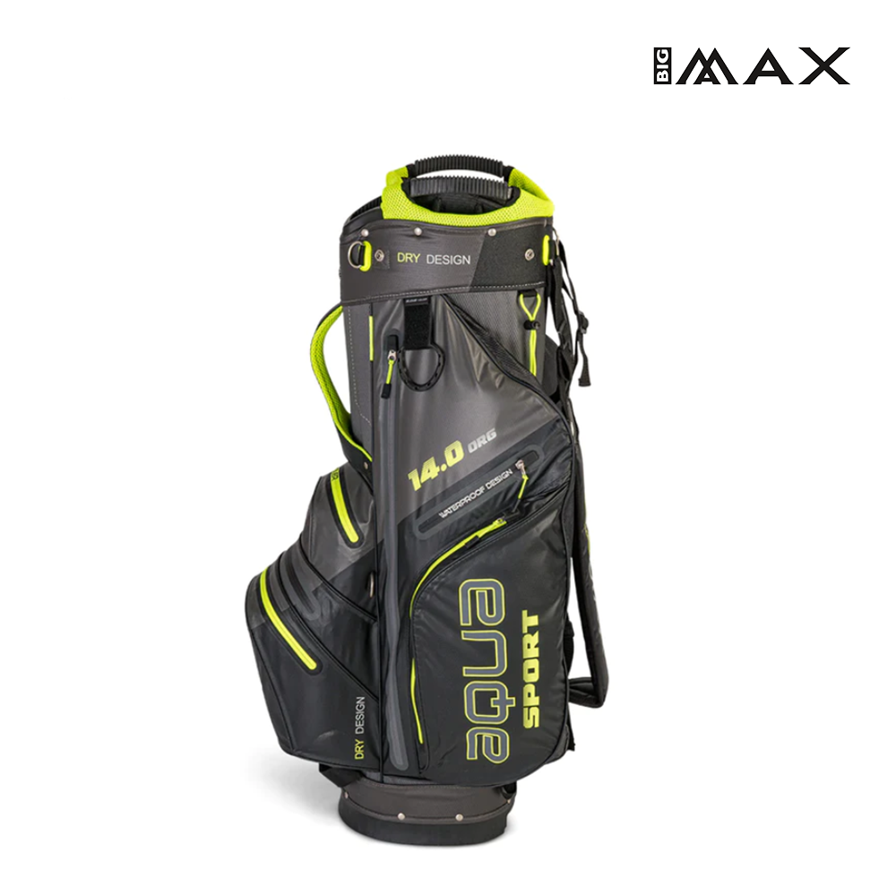CADDIE BAG BIG MAX AQUA SPORT 3 CHARCOAL/BLK/LIME