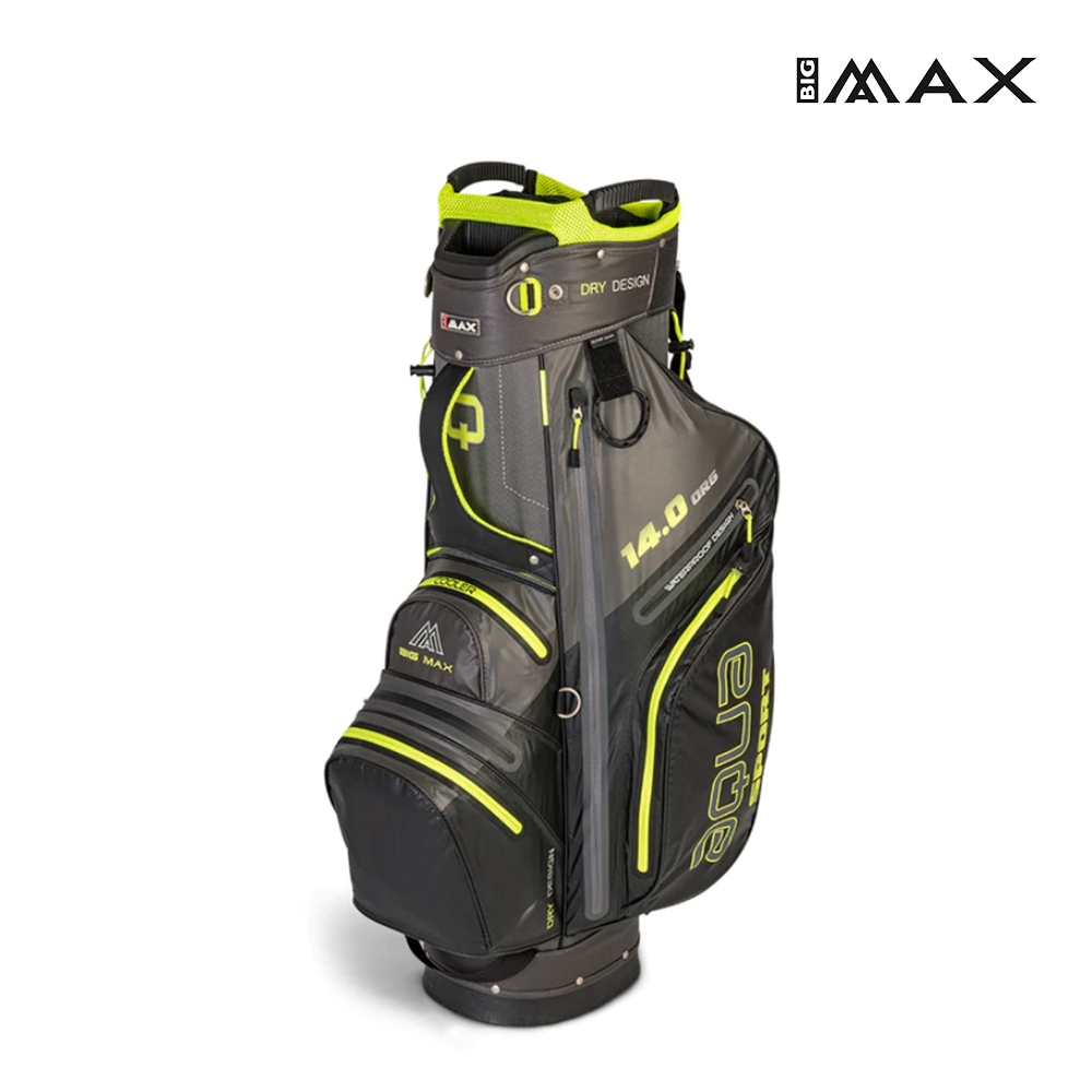 CADDIE BAG BIG MAX AQUA SPORT 3 CHARCOAL/BLK/LIME
