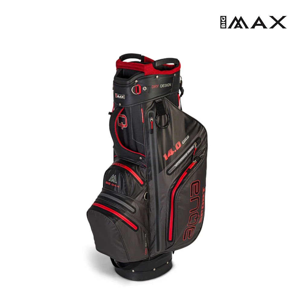CADDIE BAG BIG MAX AQUA SPORT 3 CHARCOAL/BLK/RED