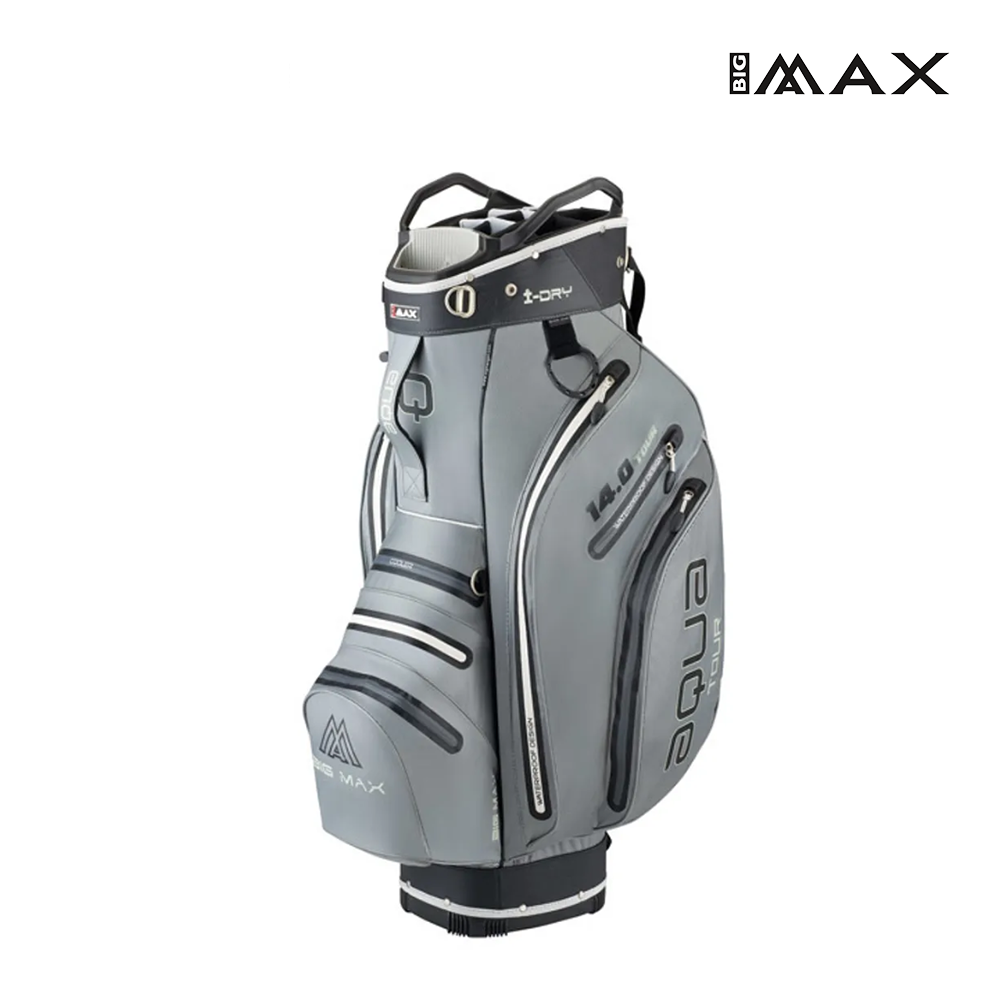 CADDIE BAG BIG MAX AQUA TOUR 3 GREY/BLACK