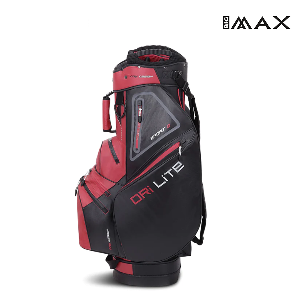 CADDIE BAG BIG MAX DRI LITE SPORT 2 RED/BLACK/WHITE