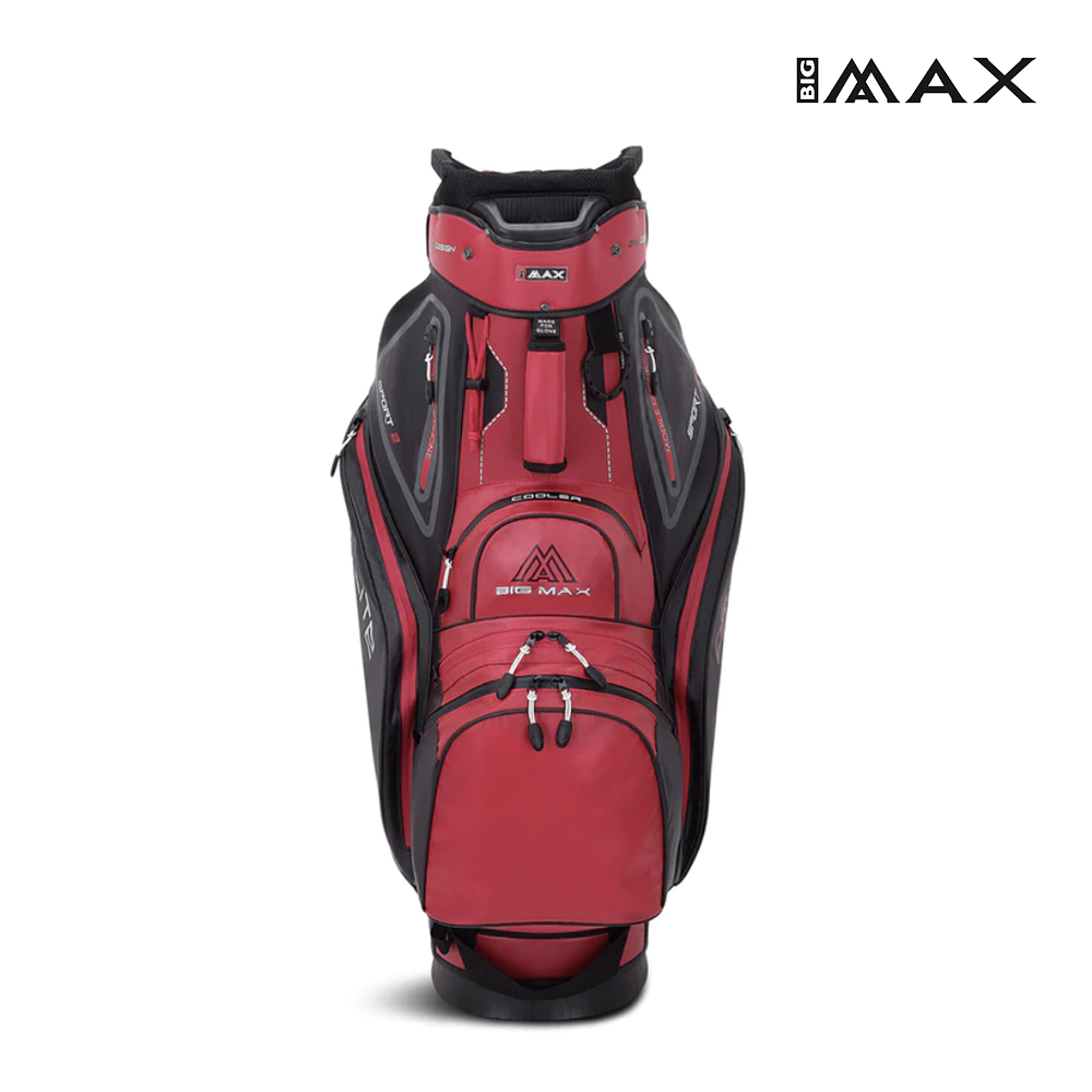 CADDIE BAG BIG MAX DRI LITE SPORT 2 RED/BLACK/WHITE