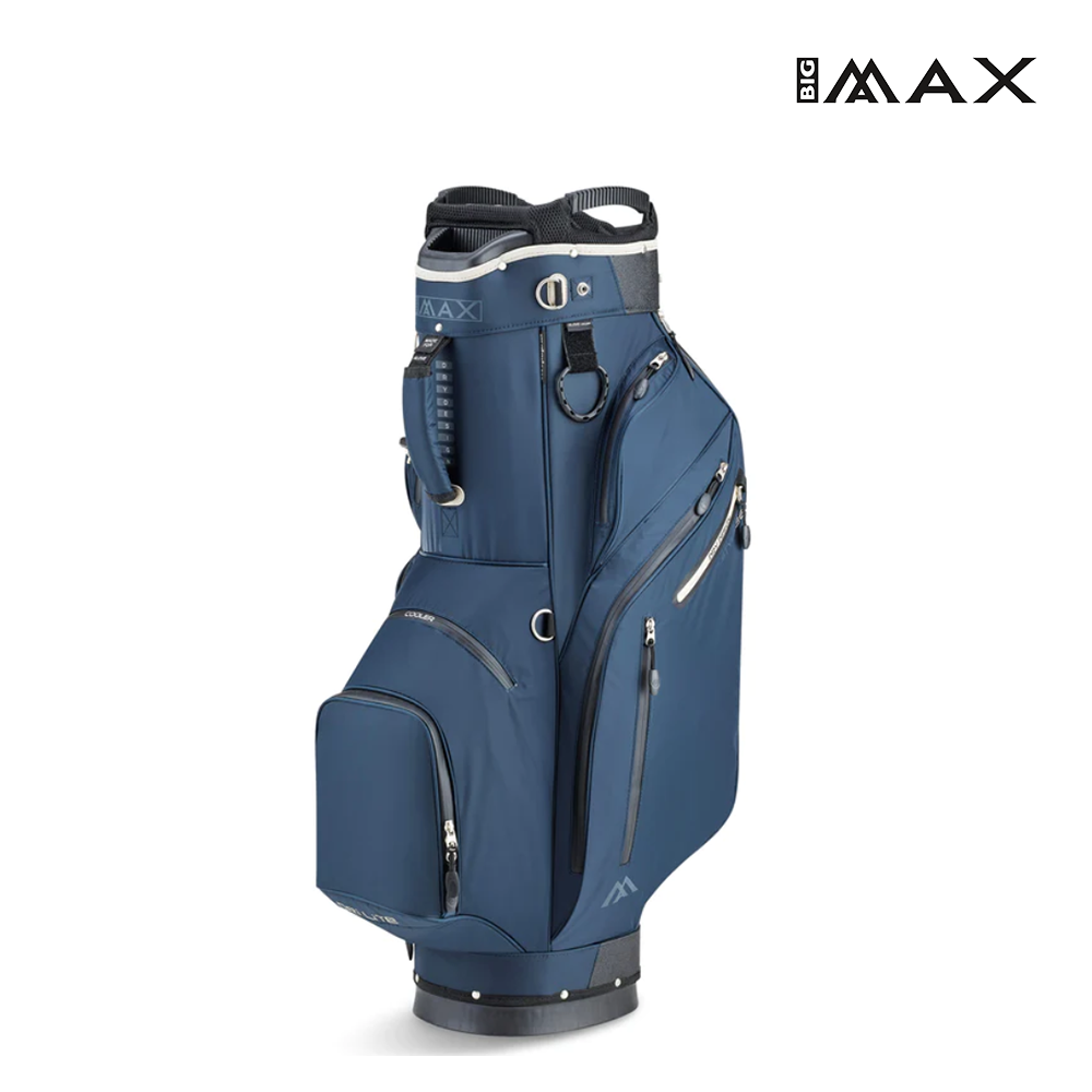 CADDIE BAG BIG MAX DRI LITE STYLE 360 BLUEBERRY/SAND