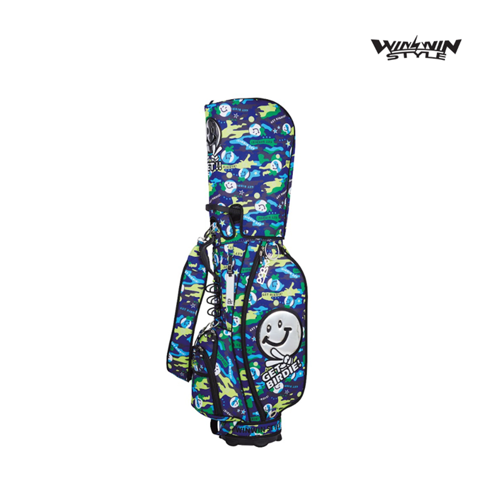 CADDIE BAG WINWIN CB-131 GET BIRDIE! CAMO MULTI COLOR CART BAG BL