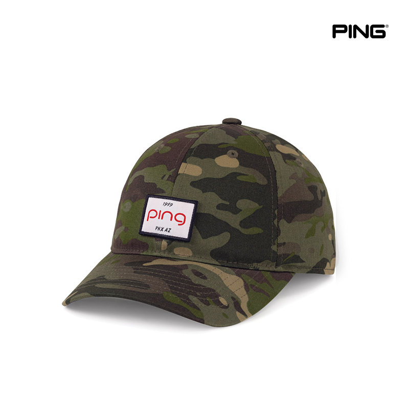 Ping white top camo hat