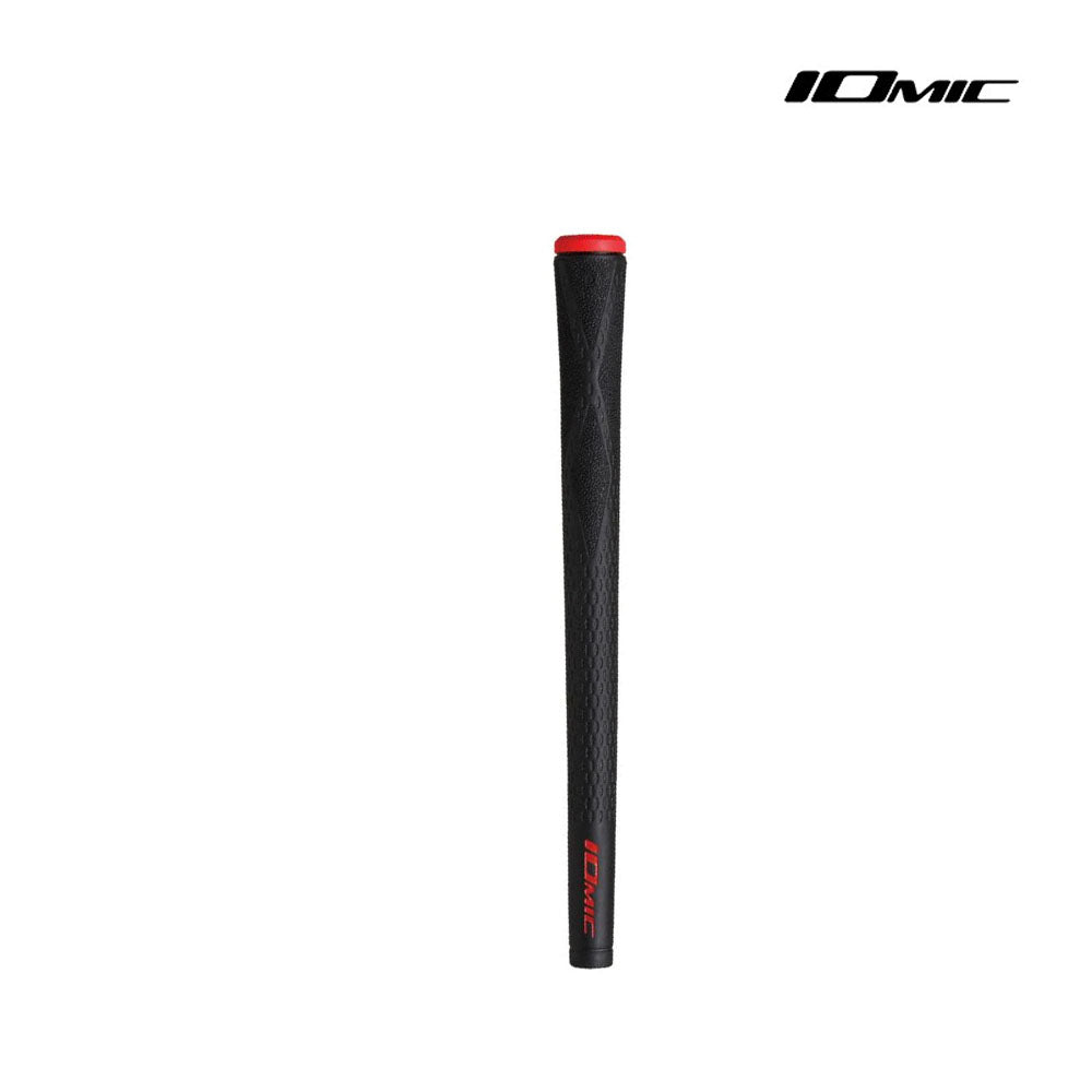 CLUB GRIP IOMIC STICKY EVOLUTION 1.8 BLACK/CORAL RED