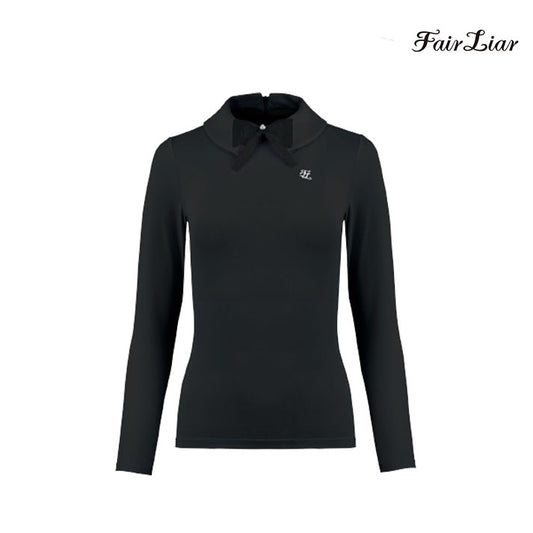FAIRLIAR LONG SLEEVE FS4TS06FBK Double Stand Collar BK