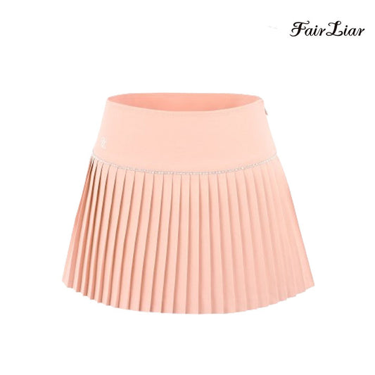 FAIRLIAR SKIRT FS4SK01FCA Check Flare Pleated CA