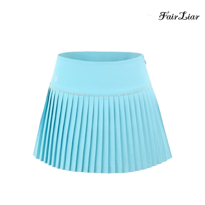 FAIRLIAR SKIRT FS4SK01FTQ Check Flare Pleated TQ