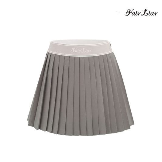 FAIRLIAR SKIRT FS4SK11FCO Logo Jacquard Band CO