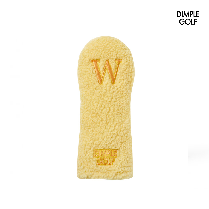 HEAD COVER DIMPLE SHEARLING YELLOW