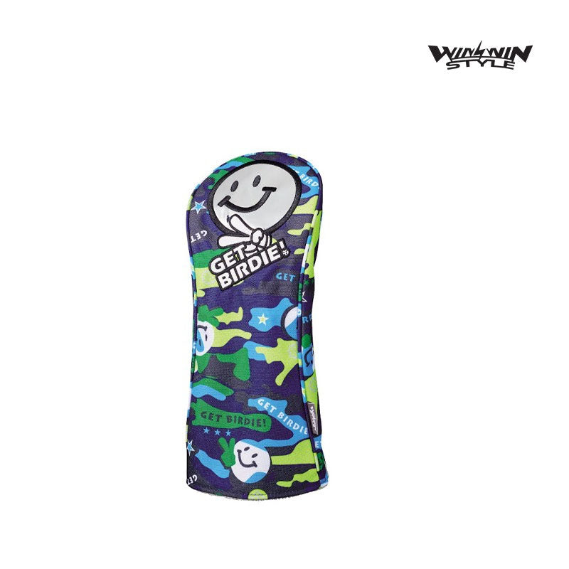 FAIRWAY HEAD COVER WINWIN FWCP-065 GET BIRDIE CAMO BL