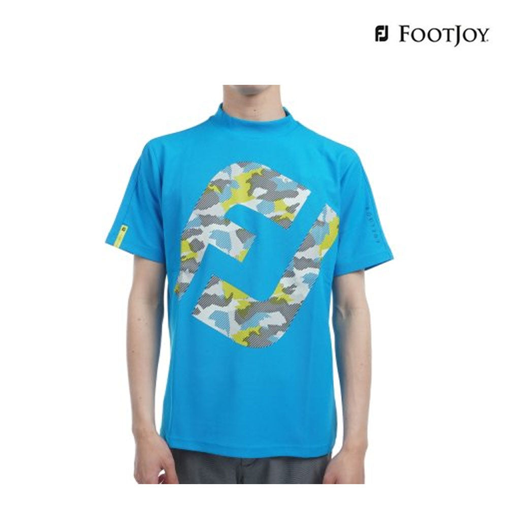 FOOTJOY M 81813 EM JP S/S PRT MOCK NBL||SHIRT